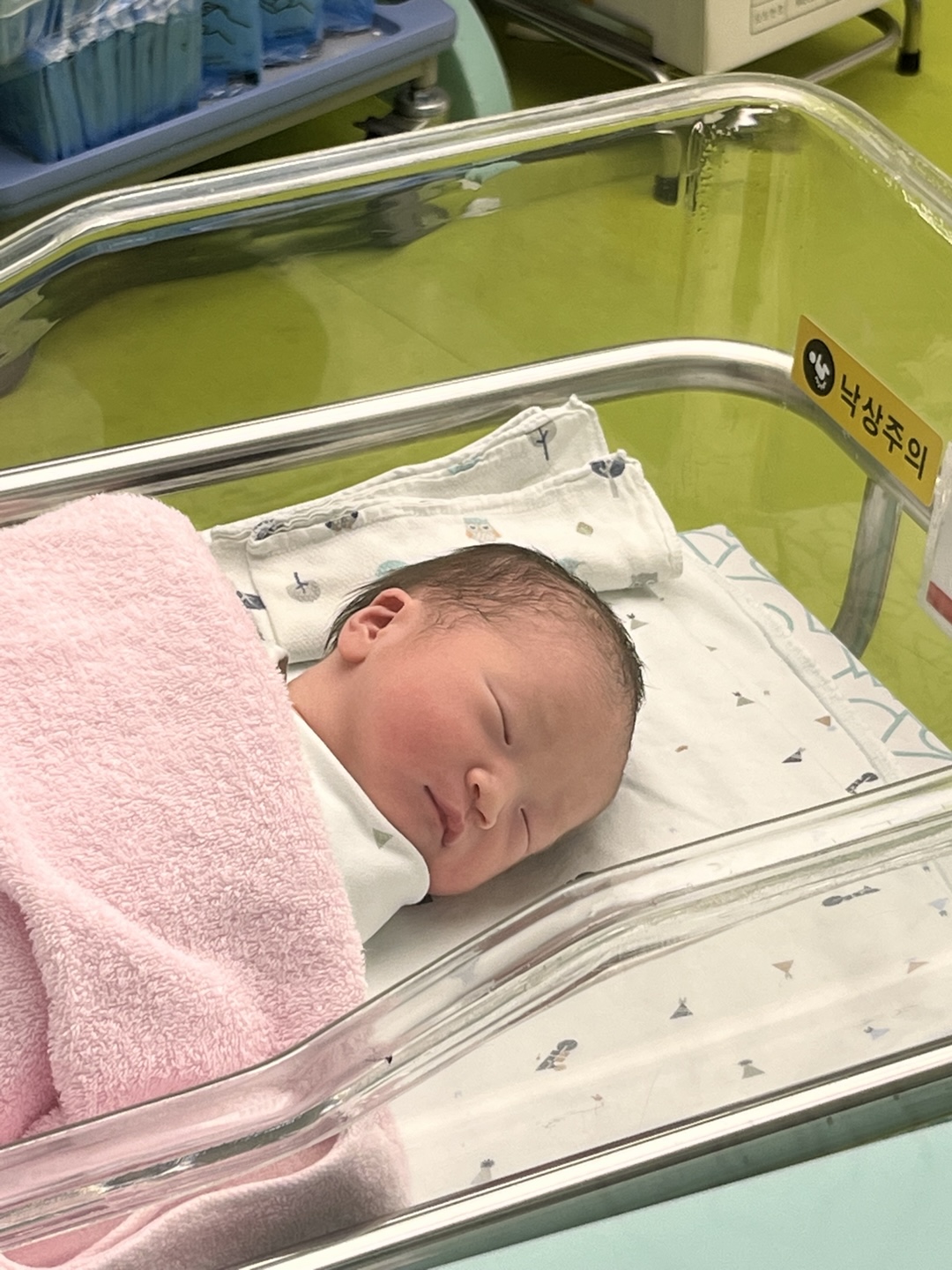 세상에 태어난 유솔이